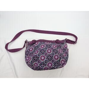 Vera Bradley Hadley On The Go Satchel Crossbody in Lilac Medallion Quilted **